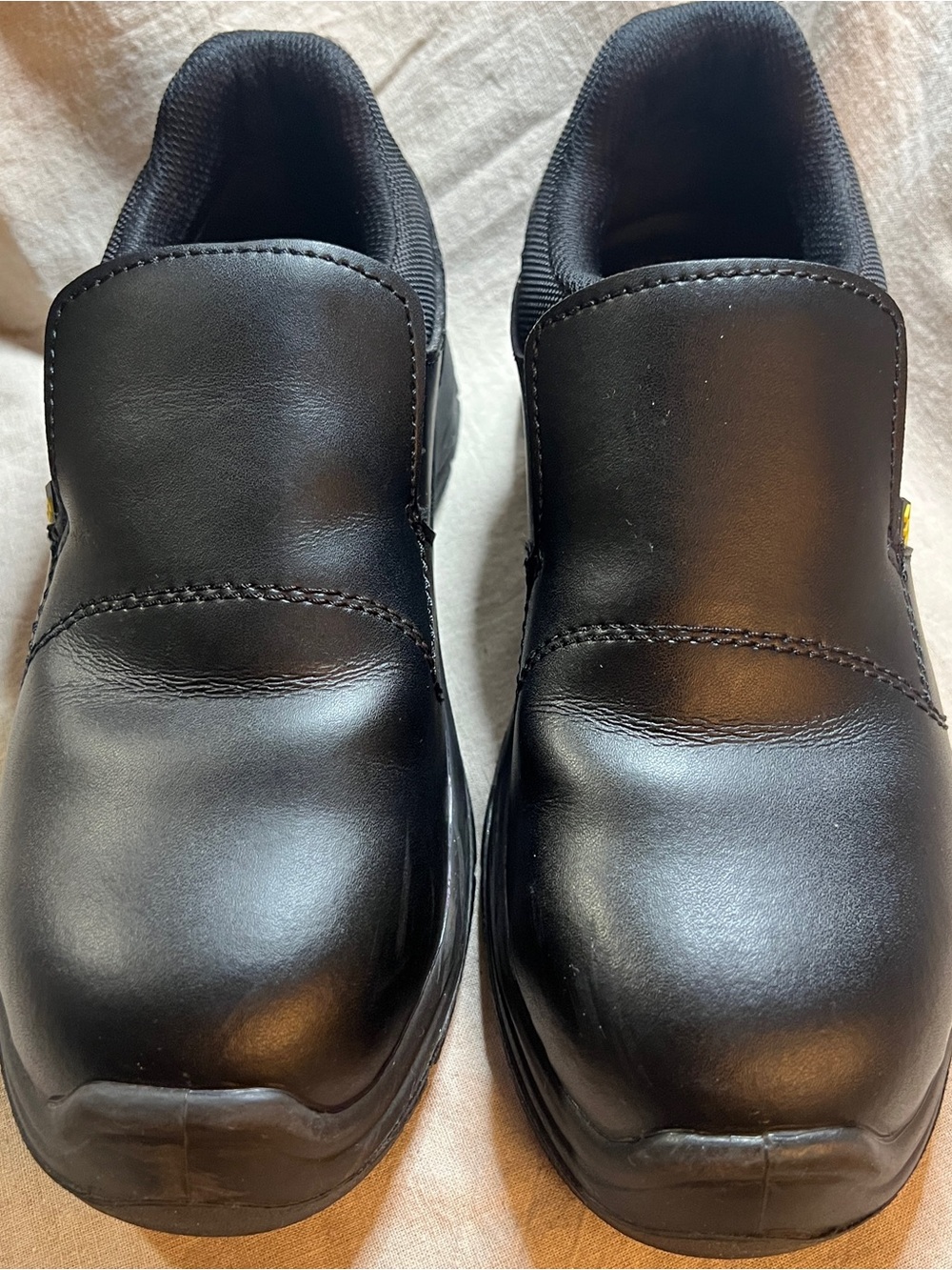Shoes for Crews Safety Jogger Steel Toe Slip Resistant Work Men 5.5 Women 7.5